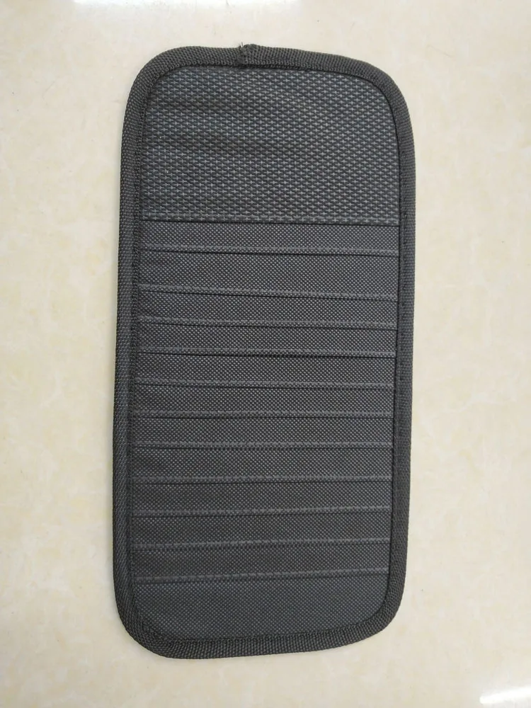 Auto Car Sun Visor Non-woven Organizer Storage Bag Card Clip Holder Multifunctional CD Stowing Tidying