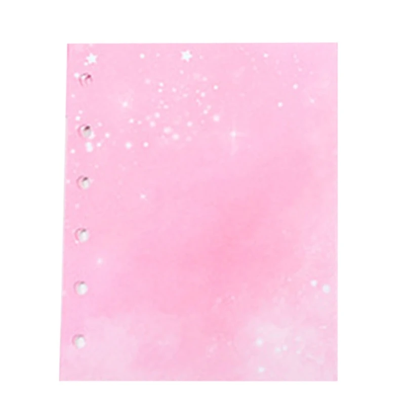 Clear Binder Cover 6-ring A7 Sổ tay rời Bìa thay thế Giấy tờ Refill