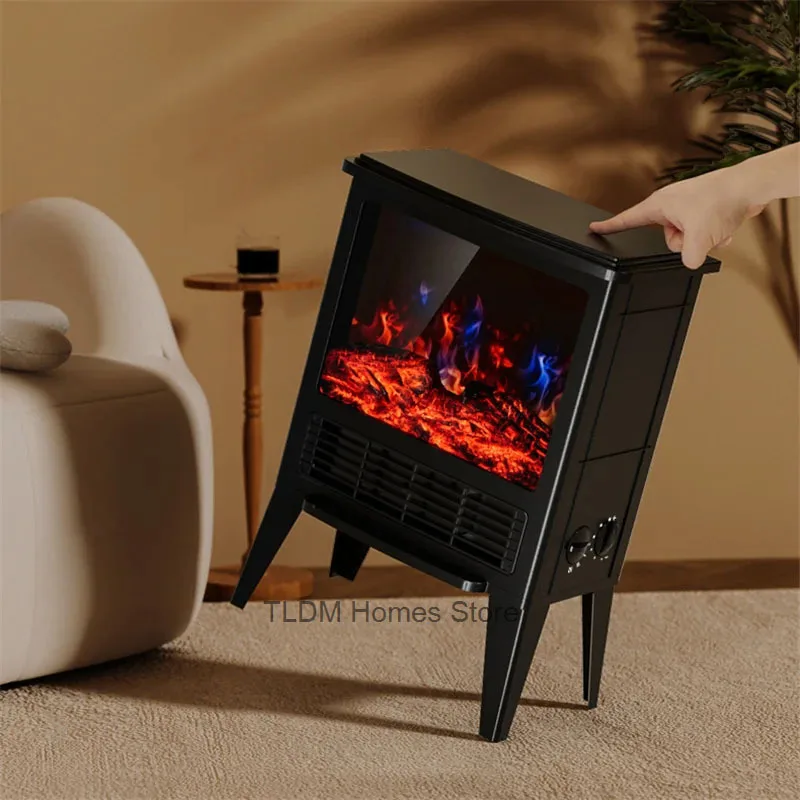 Freestanding Fireplaces Heater Simulation Flame Mountain Electric Fireplace Indoor Bedroom Saving Energy Hot Air Heating Stove