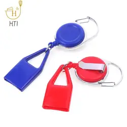 1pc Silicone Lighter Protective Cover Lighter Holder Sleeve Clip With Retractable Keychain Regular Size Smoking Accessories