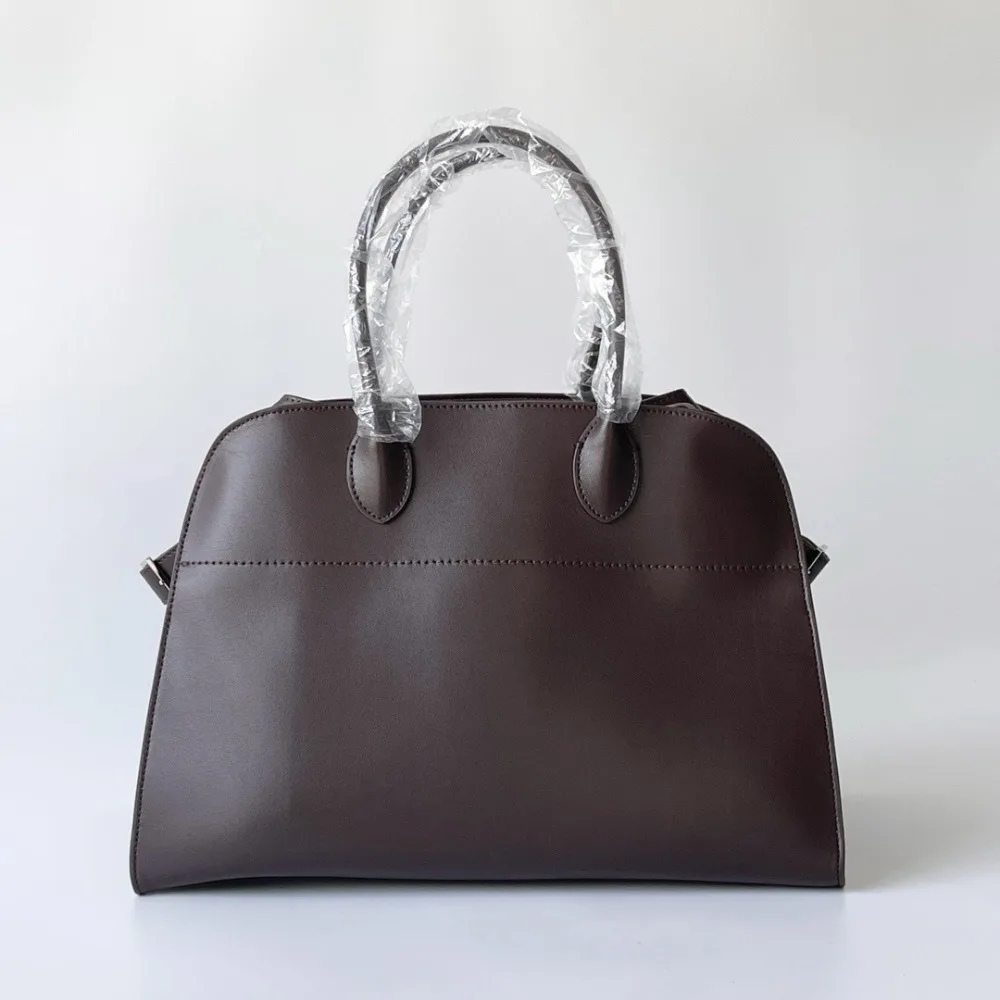 

12 Inch15 Inch High Texture Cowhide Handbag Casual Versatile Large Capacity Tote Bag Minimalist Commuter Daily Leather Bag