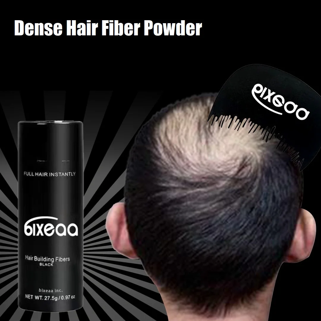 

27.5g Hair Fibers Regrowth Powders Natural Dense Hair Fiber Powder Hair Line Optimizer Sparse Filling Of Hairline Powder Fibers