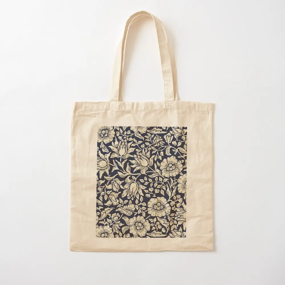 

Modern Exhibition William Morris Blue Floral Pattern Tote Bag shopping trolley bag Reusable bags Women's shopper