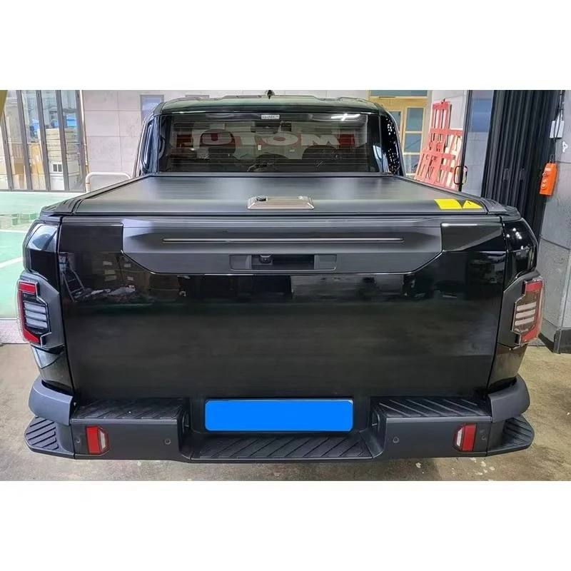 

Pickup Truck Bed Manul Retractable Aluminum Roller Shutter Lid Tonneau Cover for Tasman SsangYong Musso EV