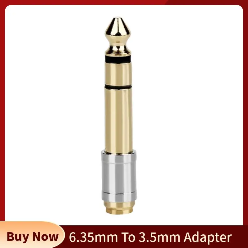 Jack 3.5 To 6.35 Audio Adapter 6.5mm 3.5mm Converters Male Female Connector Headphone Plug 6.3mm 6.5 Consumer Electronics