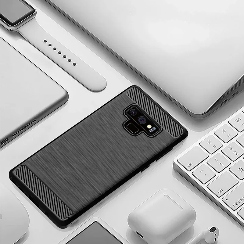 Case For Samsung Galaxy Note 9 Case Silicone TPU Bumper Shockproof Carbon Cover for Samsung Galaxy Note9 N9600 N960F чехол Case