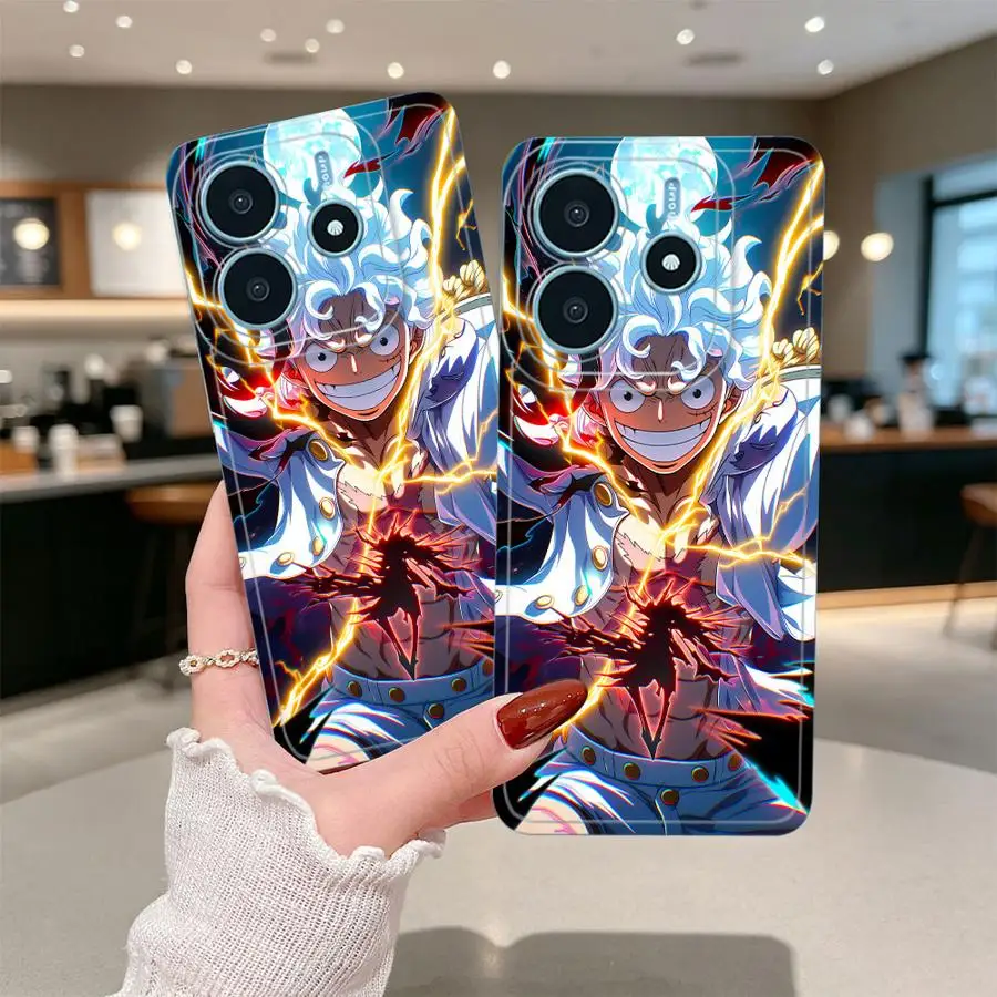 Ones P-iece Anime Art Case for Xiaomi Redmi Note 15 14 Pro Plus 9 10 13C A4 12S 14C 15Pro 12 11S Note 13 11 Soft Phone Cover 