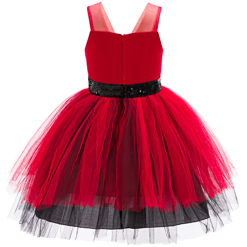 2026 Kinder Karneval Geburtstagsparty Kleidung Mädchen Königin Erbin Böse Märchenfigur Halloween Kostüm Mädchen Erbin Schwestern Top + Rock – Detail 38