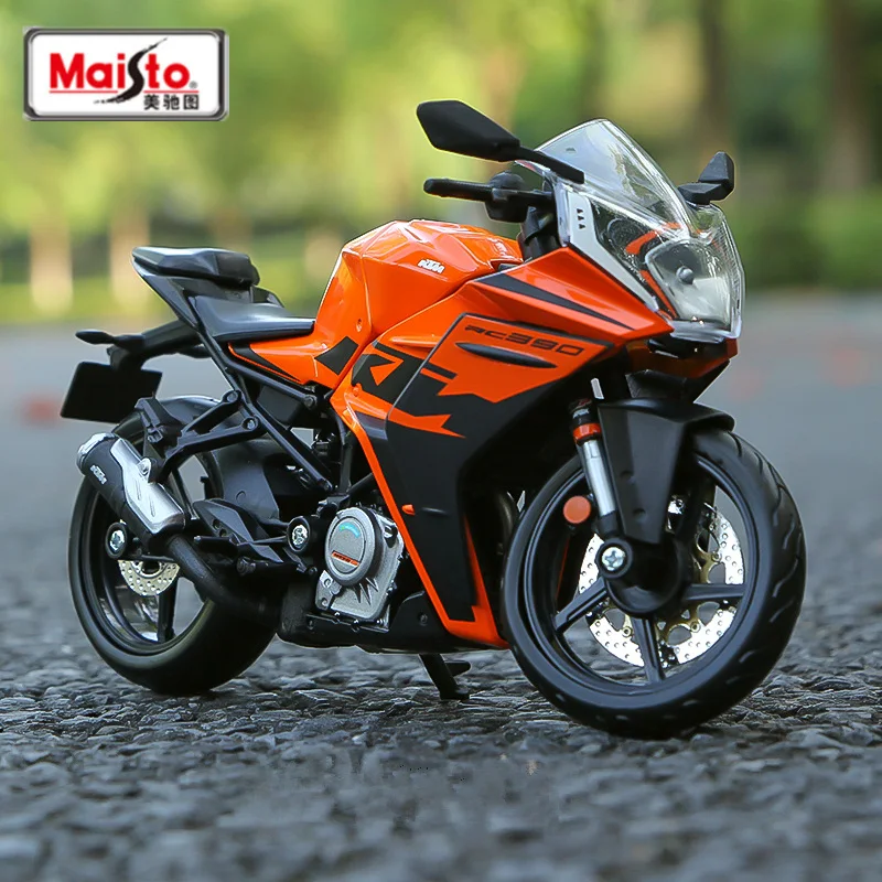 

Bburago 1:12 KTM RC 390 Alloy Racing Motorcycle Model Diecast Metal Street Sports Motorcycle Model Simitation Childrens Toy Gift