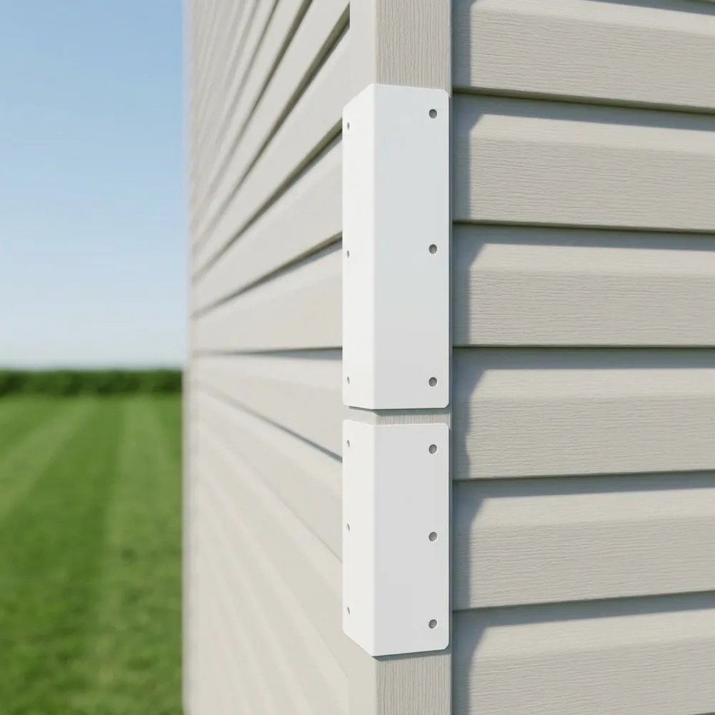 Metal Siding Corner Protector 89 Degree Angle, Outdoor Wall Corner Guard For House Building Protection