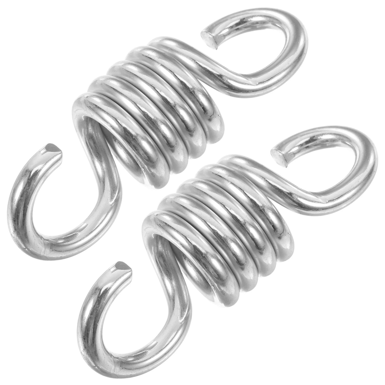 

2PCS Swing Spring Hanger for Hammock Chair Heavy Duty Steel Extension Springs φ6 5xφ34x95 Porch Hanging Kits Hooks