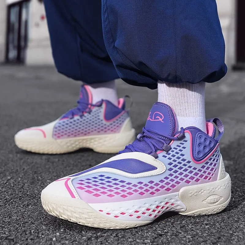 

Мужские баскетбольные кроссовки. Мужские уличные противоскользящие спортивные кроссовки. Удобные и универсальные спортивные кроссовки унисекс.