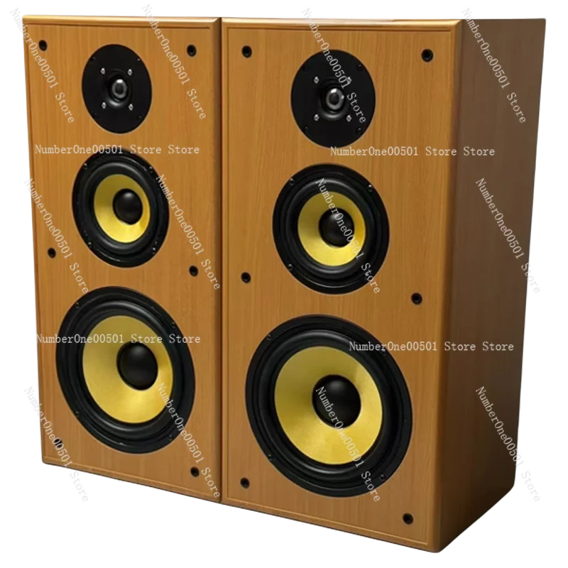 

3-way 8-inch high-mid-bass passive home hi-fi speaker 3-way audiophile HIFI stereo pair