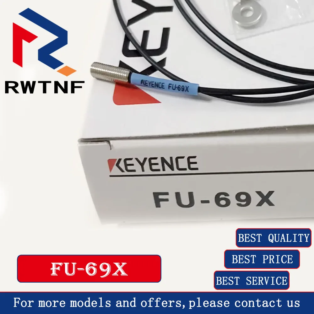 Gloednieuwe Echte FU-69X Keyence Glasvezel Sensor, Magazijnvoorraad