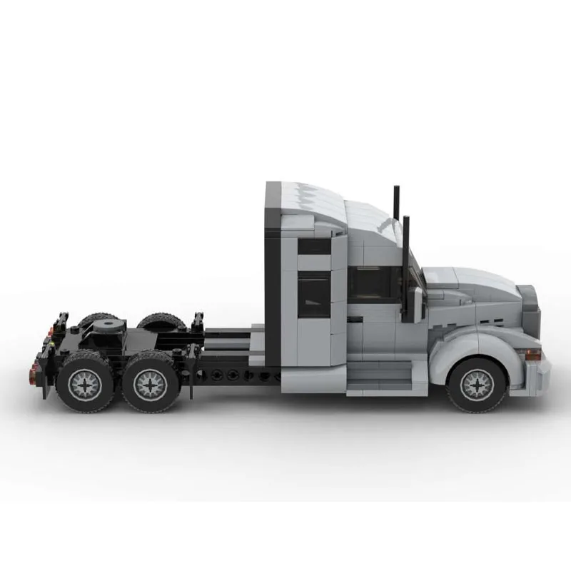 

MOC-122930 New Classic Military Semi-Trailer Truck Building Block Model 496 Parts Boys Children's Birthday Christmas Toy Gift