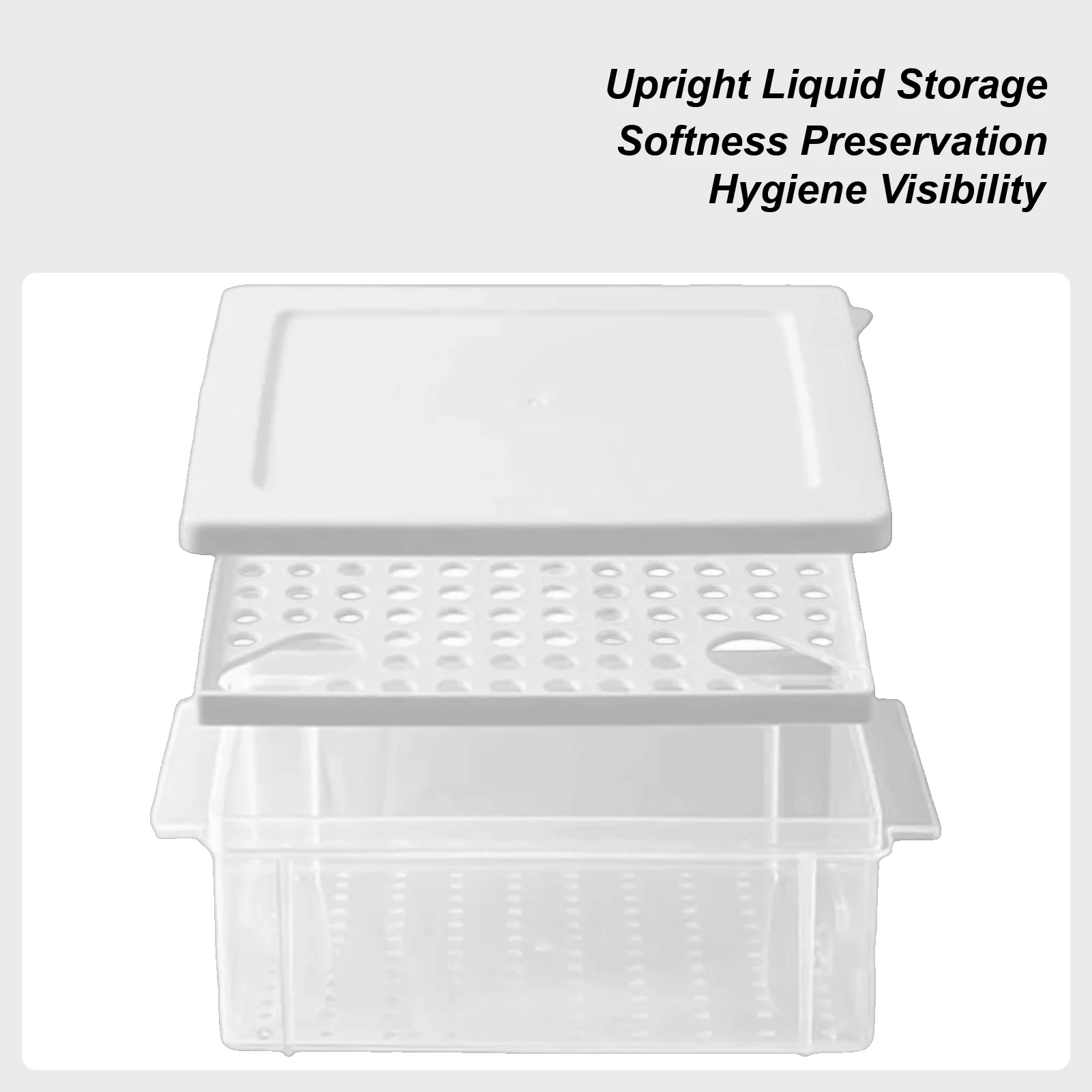 

Контейнеры для закусок, держатель для хранения тостов, контейнер для хранения тостов для салата, фруктов, овощей, морозильной камеры, холодильника, кухонной кладовой, кемпинга