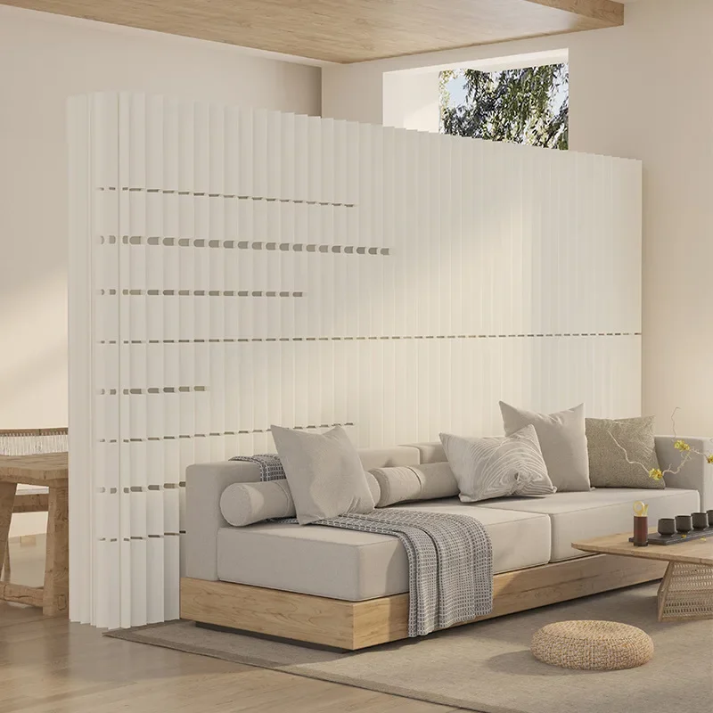 Screen partition, screen office, living room baffle partition, living room live broadcast background wall self-adhesive, simple