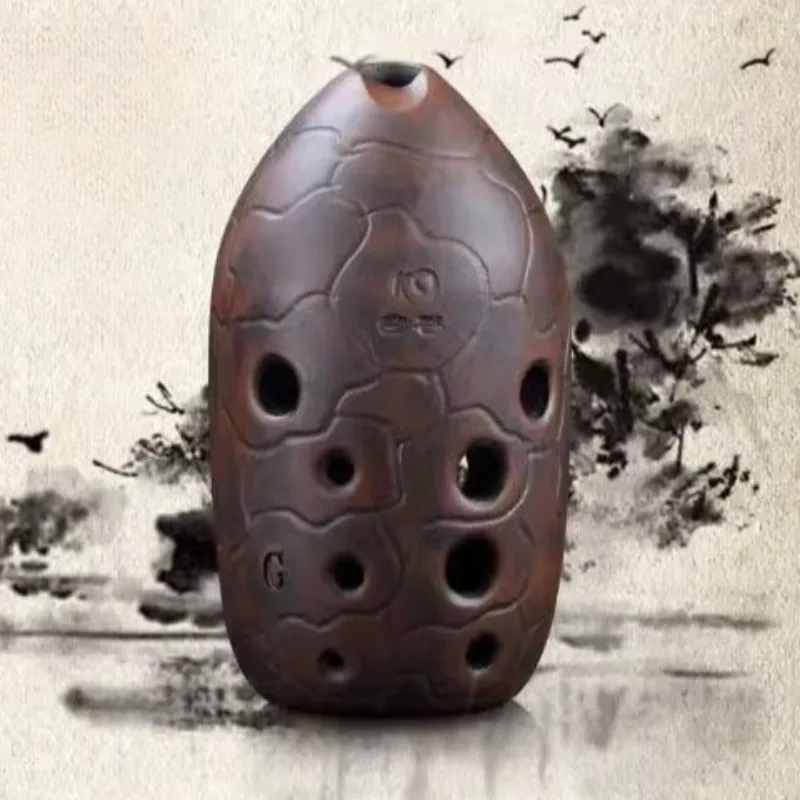 

10-луночный музыкальный Xun Professional G Tone для взрослых и детей для начинающих, F Tone Ocarina, портативные ручные инструменты Orff