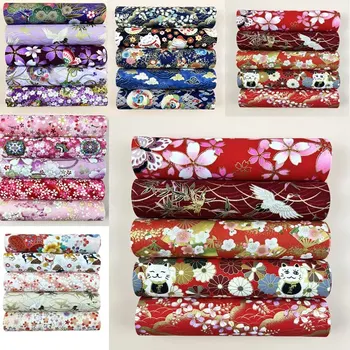 5pcs Cotton Fabric, Printed Fabric, Handmade Doll Clothes Fabric, Dress Fabric, For DIY…
