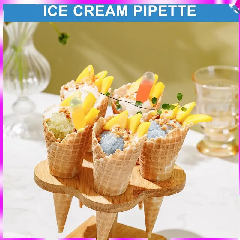 

N96R 100Pcs 4Ml Plastic Disposable Squeeze Transfer Oils Pipettes Dropper Cream Perfusion Diy Cupcake Pipettes