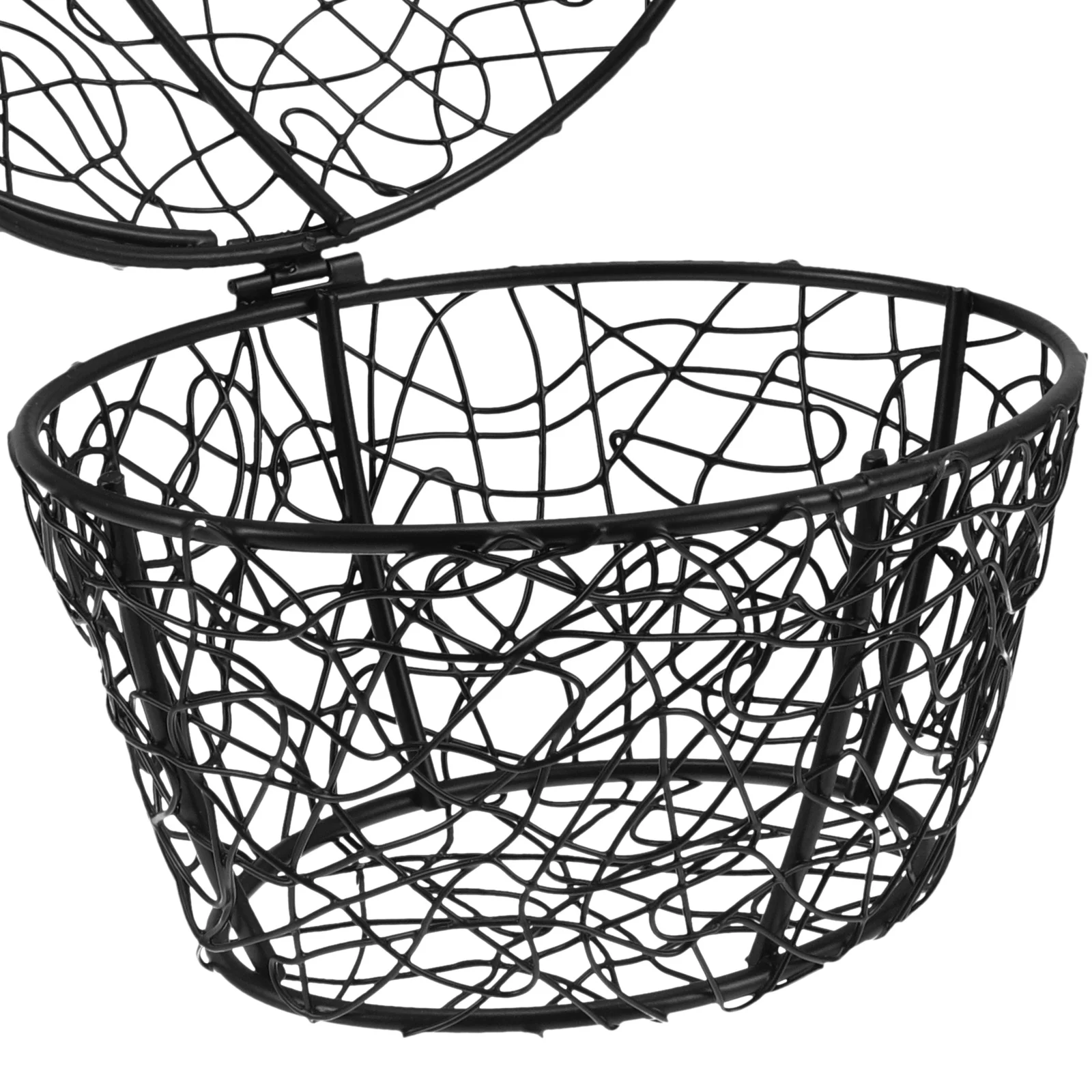 

Multifunction Creative Egg Basket Baskets Shaped Wrought Iron Holder Decoration
