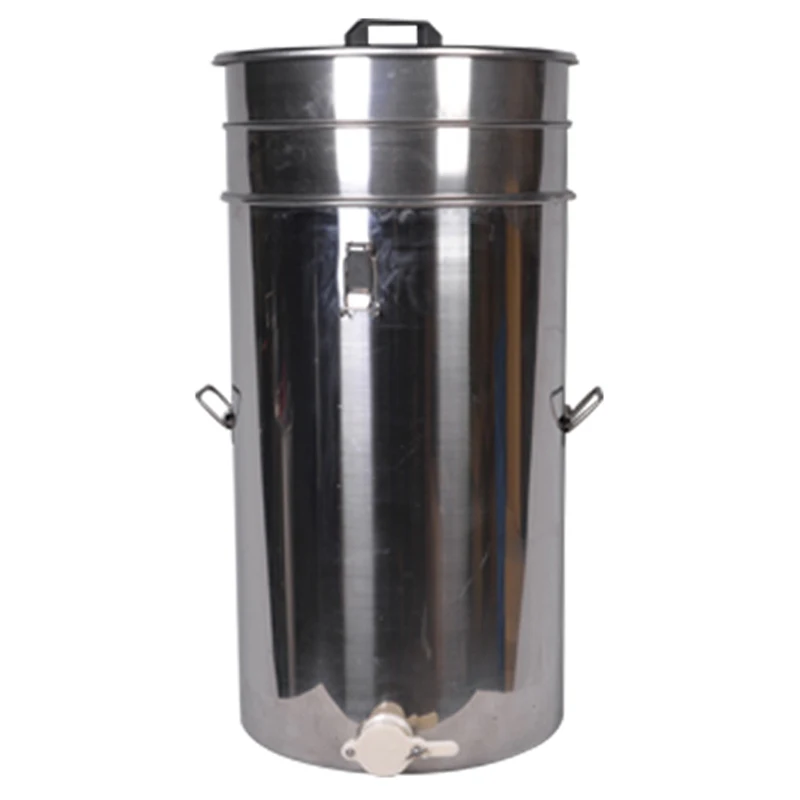 

2024 New Double-deck Stainless Steel Honey Filter Tank With Strainer Honey Tank