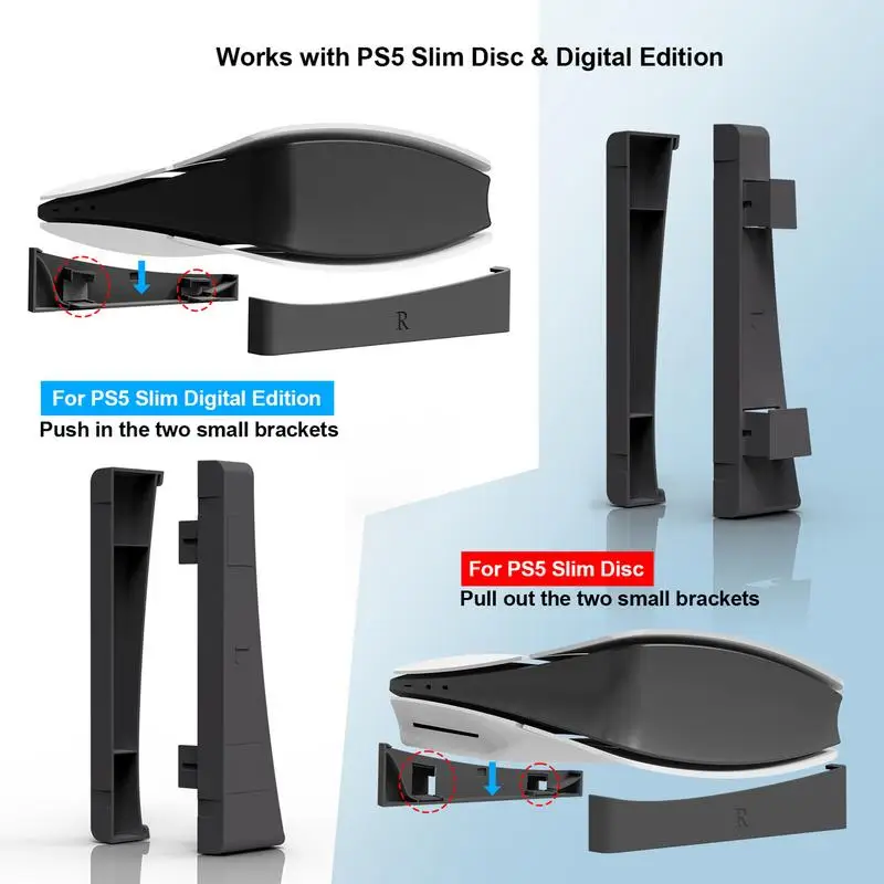 وحدة تحكم ألعاب عالمية حامل أفقي ، ملحقات موضع ، طاولة طعام ، تلفزيون