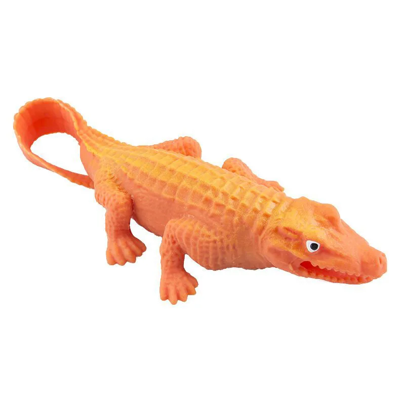 Student Small Gift Cartoon Animal Decompression Chameleon Crocodile Prank Toy Venting Ball Children's Toy Gift k59