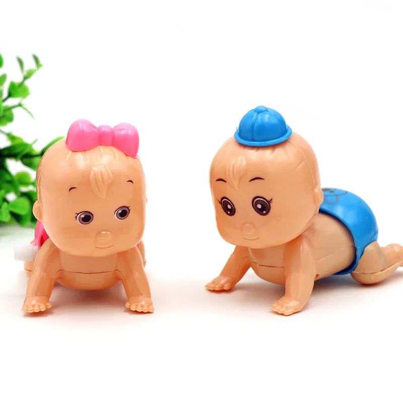 Cute Cartoon Wind Up Butt Head Shaking Crawling Crawl Clockwork Toy Doll Kid Party Gift For Baby Boy Girl Toys