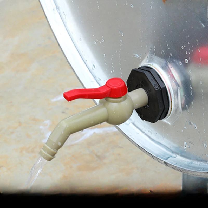 200 l plastic bucket Angle points material valve drain tap switch chemical barrels cross cover parts nozzle valve.