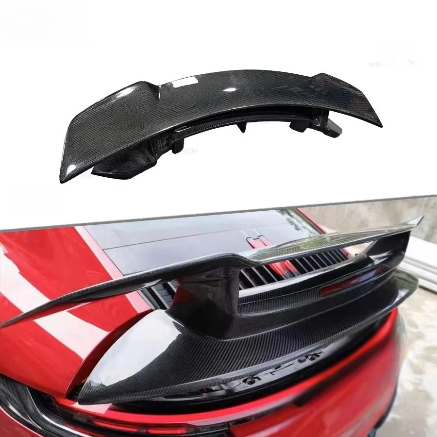 

Dry Carbon Fiber SD Style Rear Wing Trunk Spoiler for 992 911 2019UP Car Styling High Quality Rear Spoiler Boot Wing