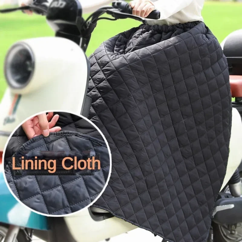 Motorcycle Windshield Winter Warm Knee Protector Waterproof Apron Men Women Universal Motorcycle Warm Cotton Knee Cover Skirt