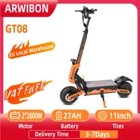 ARWIBON GT08 Electric Scooter For Adult 5600W Motor 60V 27AH E-Scooter 11 Inch Vacuum Off-Road Tires Off-Road Escooter