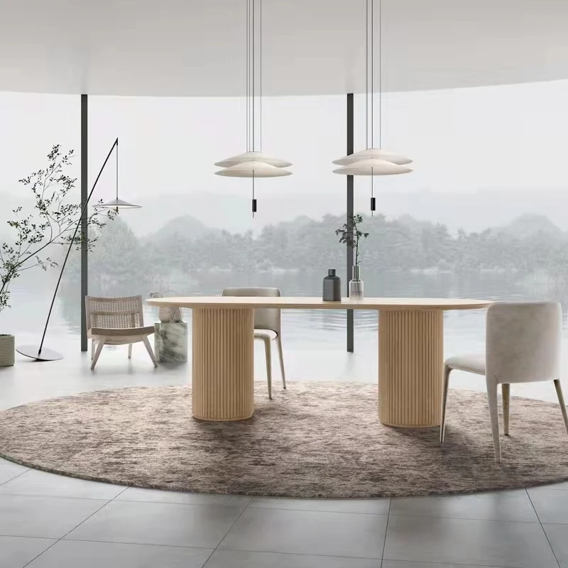 

Modern Party Kitchen Dining Table Event Unique Luxury Mobile Dining Table Salon Living Room Mesas De Comedor Furniture Home