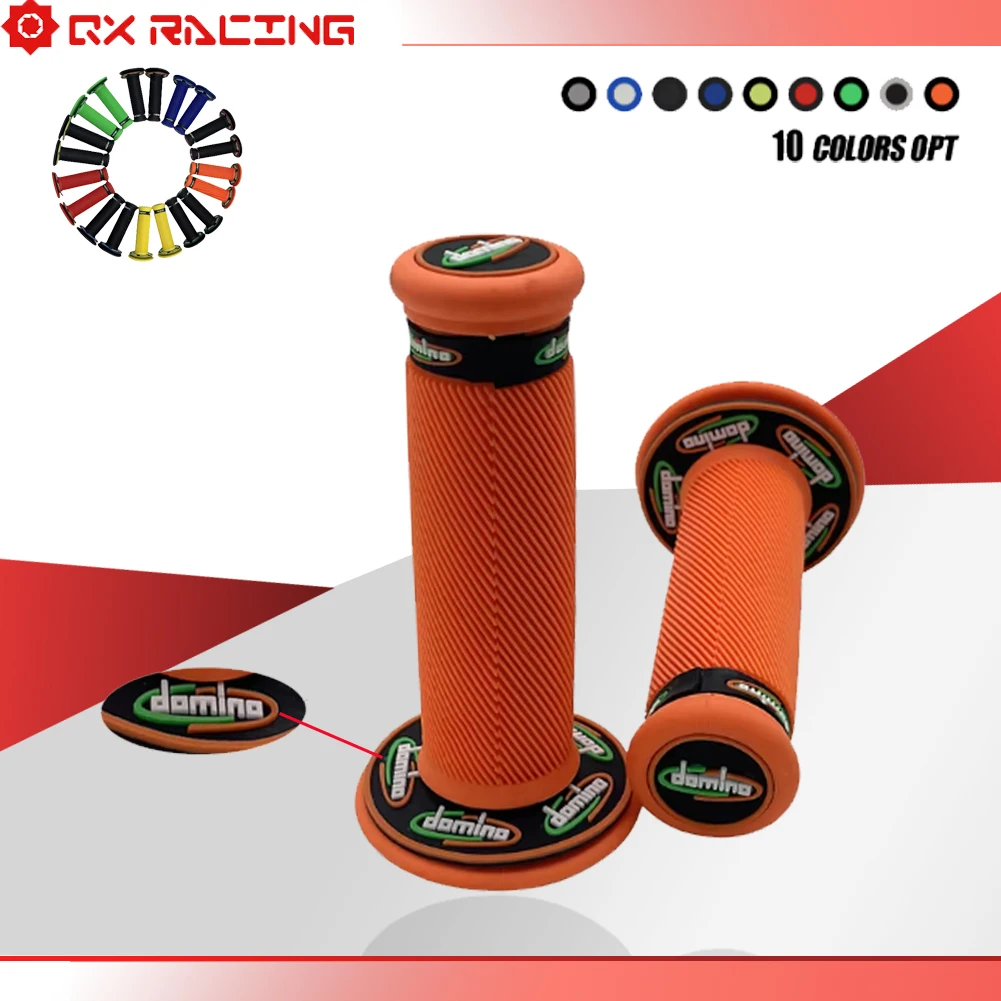 New Domino Grips Handlebar MX Grip FOR KTM SX EXC SXF CRF YZF Motorcycle Twist Grip GEL GP Pit Bike Brake Universal Handle Grip