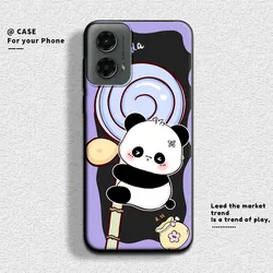 For Motorola Moto G 5G 2024 Case Cute Flower Soft Silicone Couple Phone Case For Moto G 5G 2024 Protect Shockproof Cartoon Cover