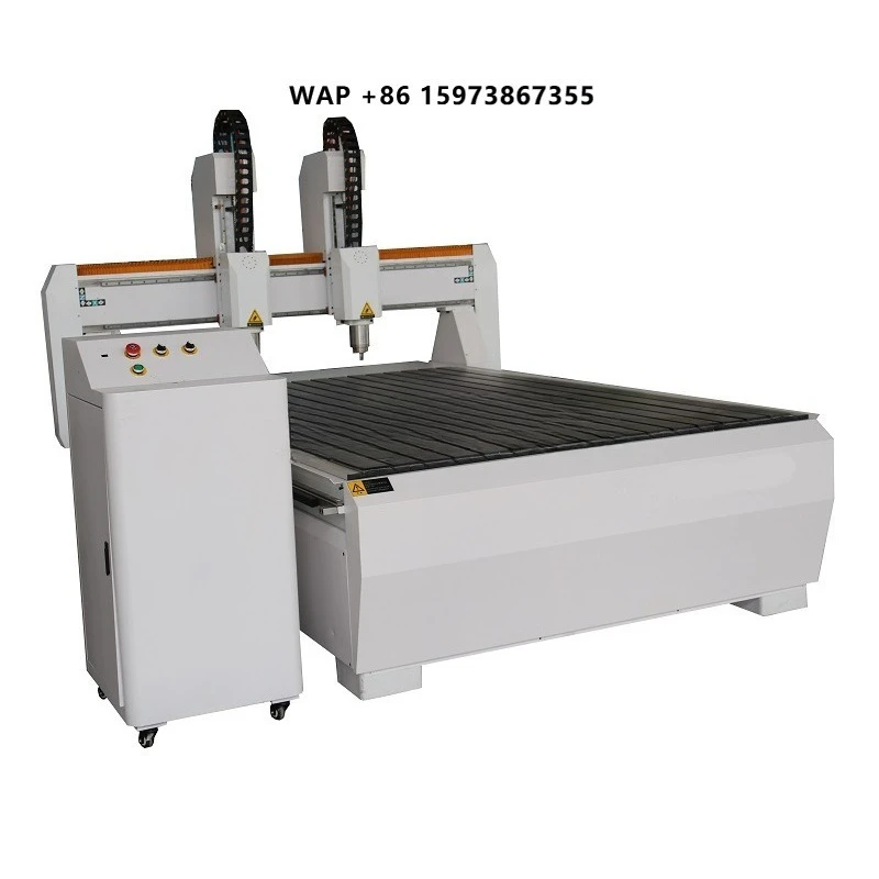 GoodCut Independent Two Heads Multi Spindle Drilling Machine 1300 X 2500mm Cnc Router for Wood Craving