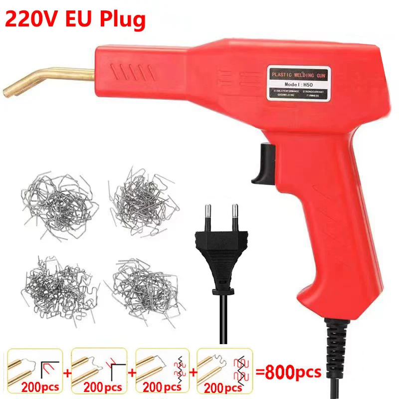 Welding Nail / EU Plastic Welding Hot Stapler Plastic Welding Machine Bumper Repair Tool 220V