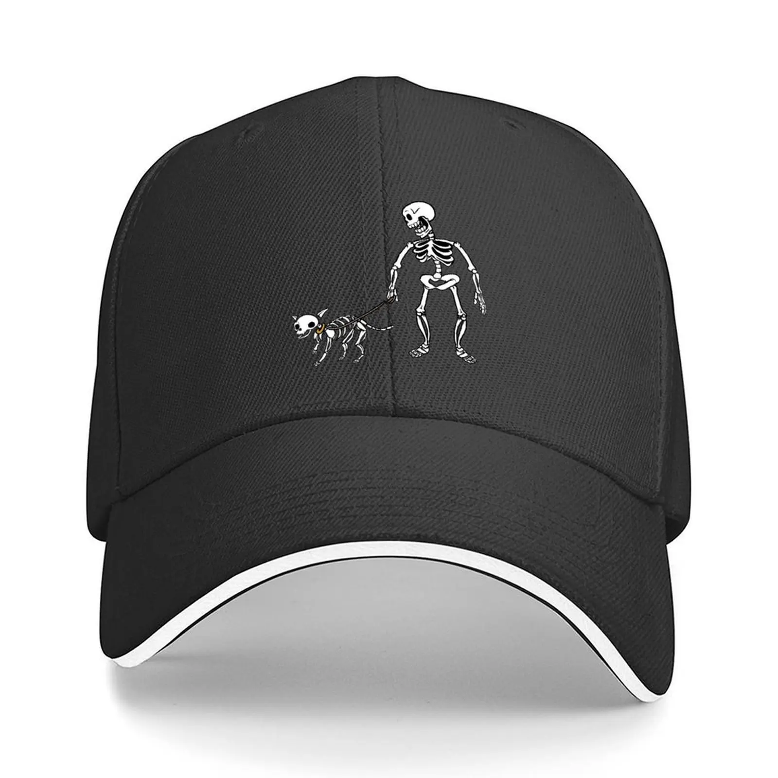 

Skeleton Dog Walker Baseball Cap fun hats Hip Hop custom caps hats for men For Women 2025 Men's
