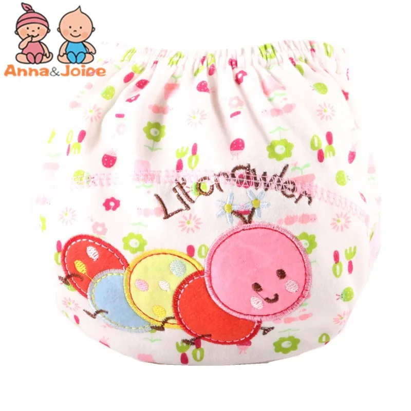 

3PC Baby Diapers Reusable Nappies Cloth Washable Infants Children Cotton Training Pants Panties Nappy Changing