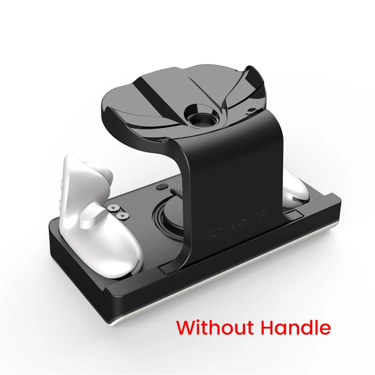 

Reliable-For Oculus Quest3 VR Grip Charging Base Meta Quest 3 Headset Dazzle Color Charging Cradle Charger,Black