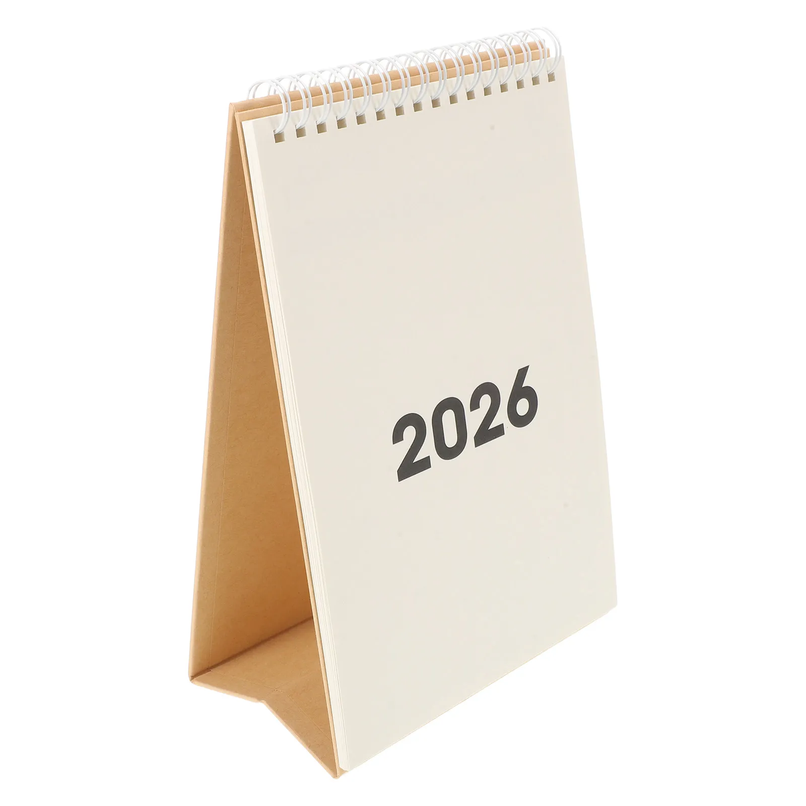 

1Set Minimalist Desk Calendar 2025-2026 Large Note Taking Space Vertical Standing Planner for Desktop Office Home