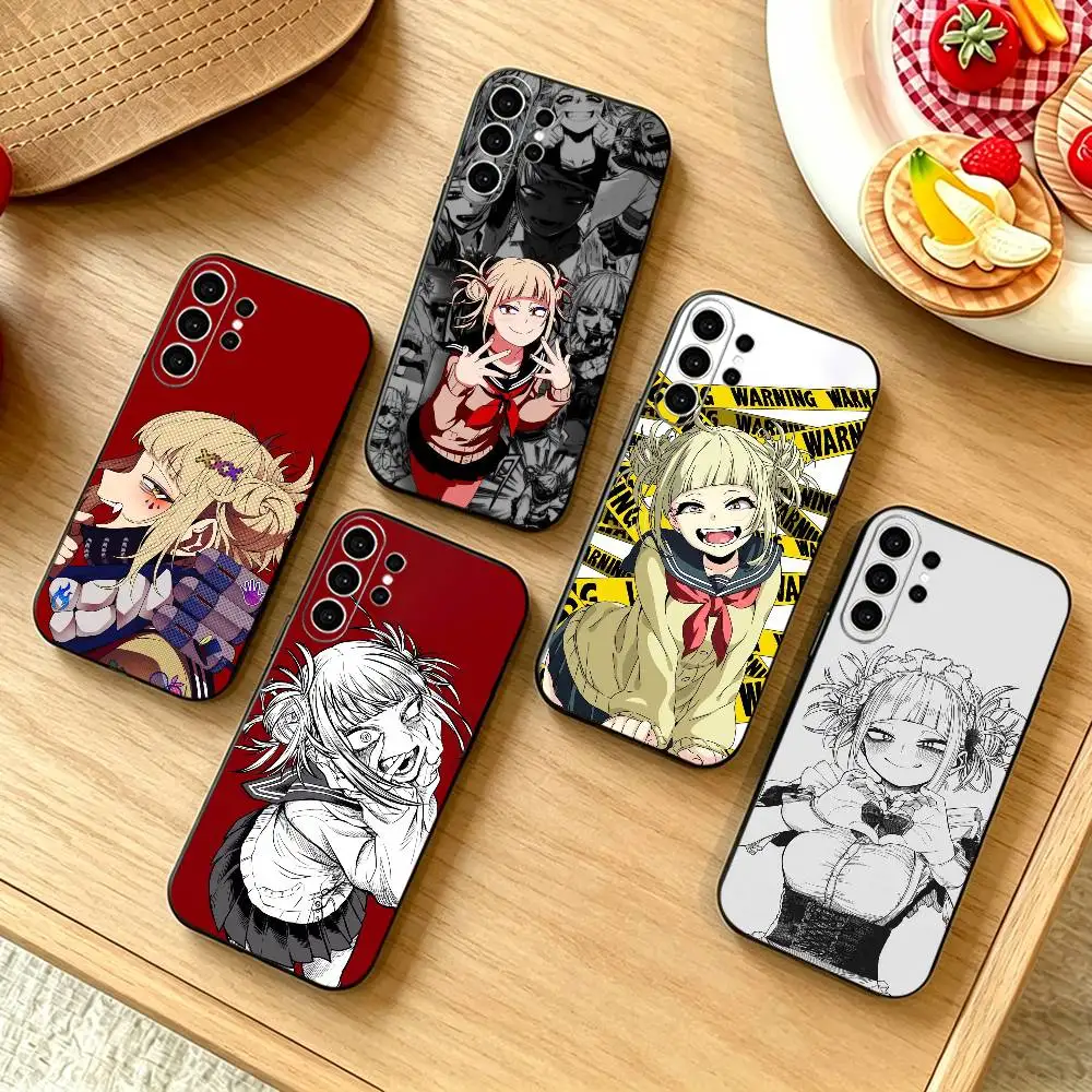 My Hero Academia Toga Himiko Phone Case For Samsung S25,S24,S21,S22,S23,S30,Ultra,S20,Plus,Fe,Note,10,9,5G Black Cover