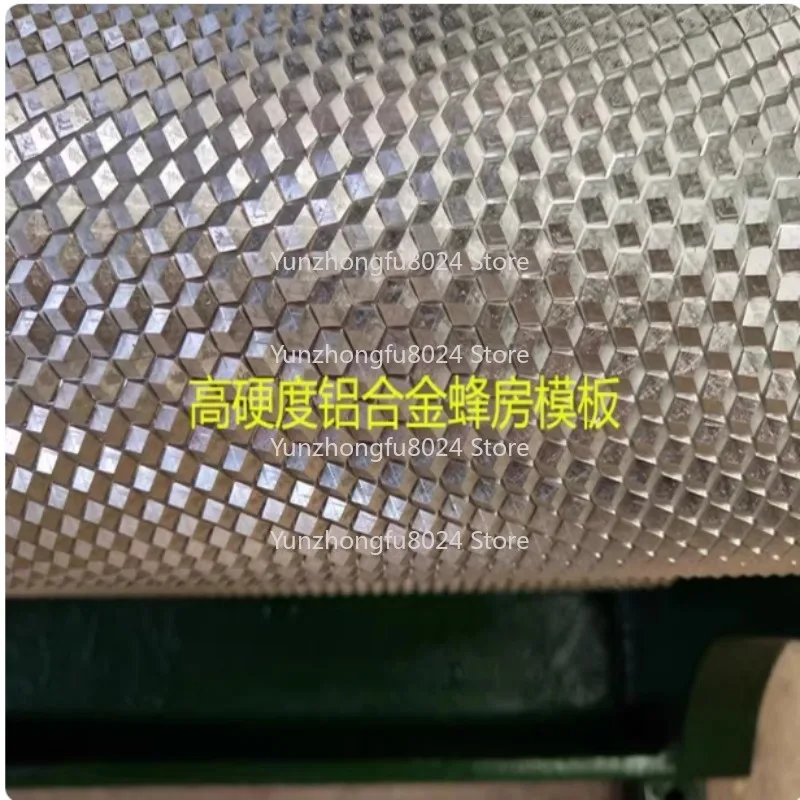 

1PC Manual Honeycomb Embossing Machine Aluminum Alloy Bee Bee Special Beeswax Foundation Sheet Press Roller Machine