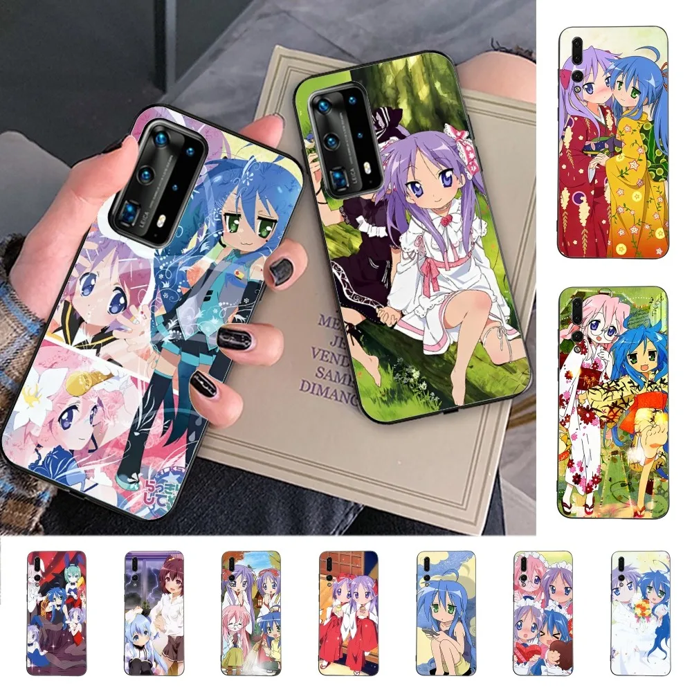 Anime Lucky Star Kawaii Izumi Konata Phone Case For Huawei P 8 9 10 20 30 40 50 Pro Lite Psmart Honor 10 lite 70 Mate 20lite