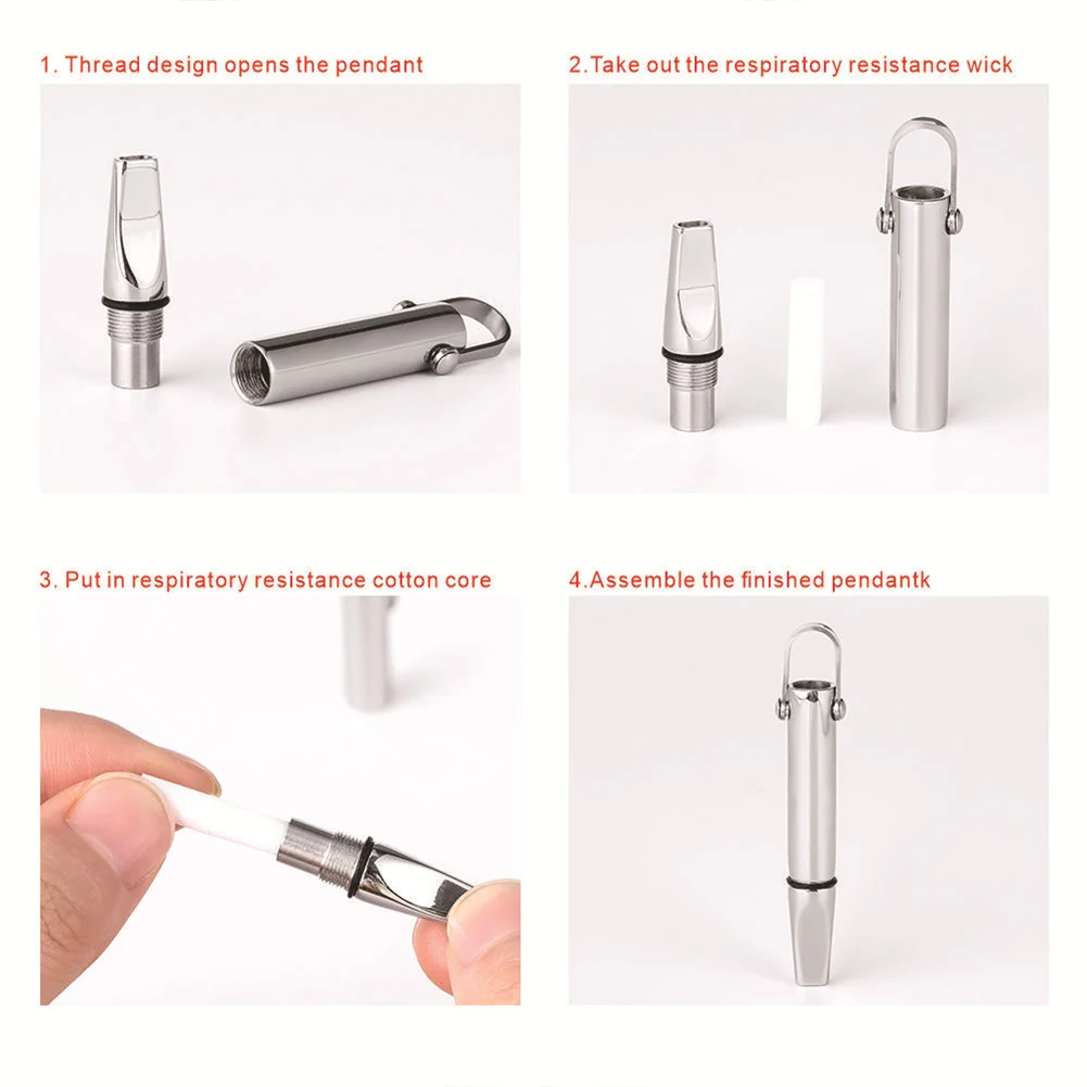 قلادة التنفس مع مرشحات النكهة قلادة اليقظة الذهنية الإقلاع عن التدخين التأمل المعلقات الروائح الناشر قلادة #5