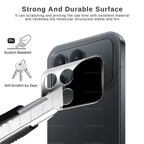 Xiami foco F8Ultra/F8Pro 1-3 шт. для Xiaomi Poco F8 Ultra 5G F8 Pro пленка для камеры черный объектив TrempGlass 3D улучшенная защита дисплея