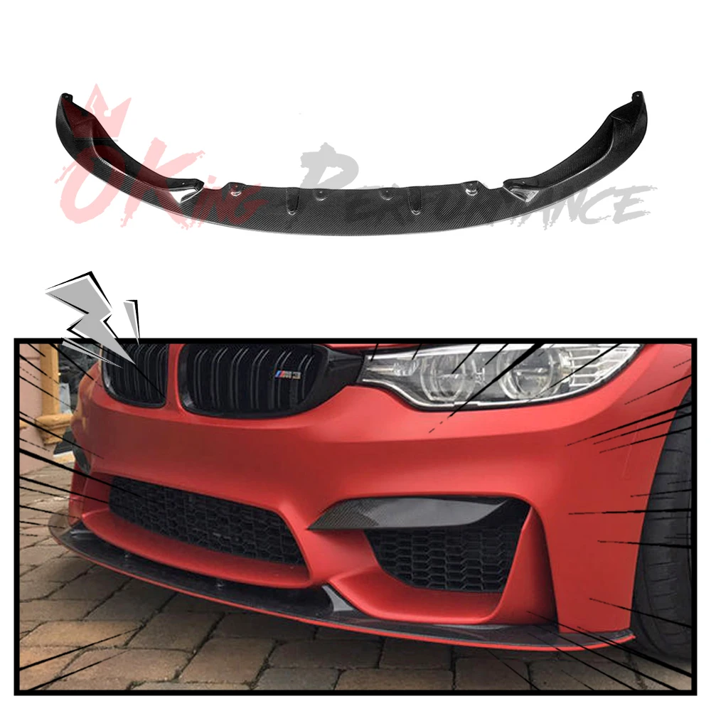 

3D Style Carbon Fiber Front Lip for BMW M3 M4 F80 F82 F83 2014-2020