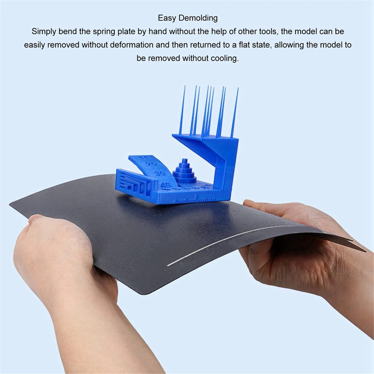 لوح فولاذي زنبركي من البوليوريا بتصميم متين على الوجهين للوحة بناء Bambu Lab A1