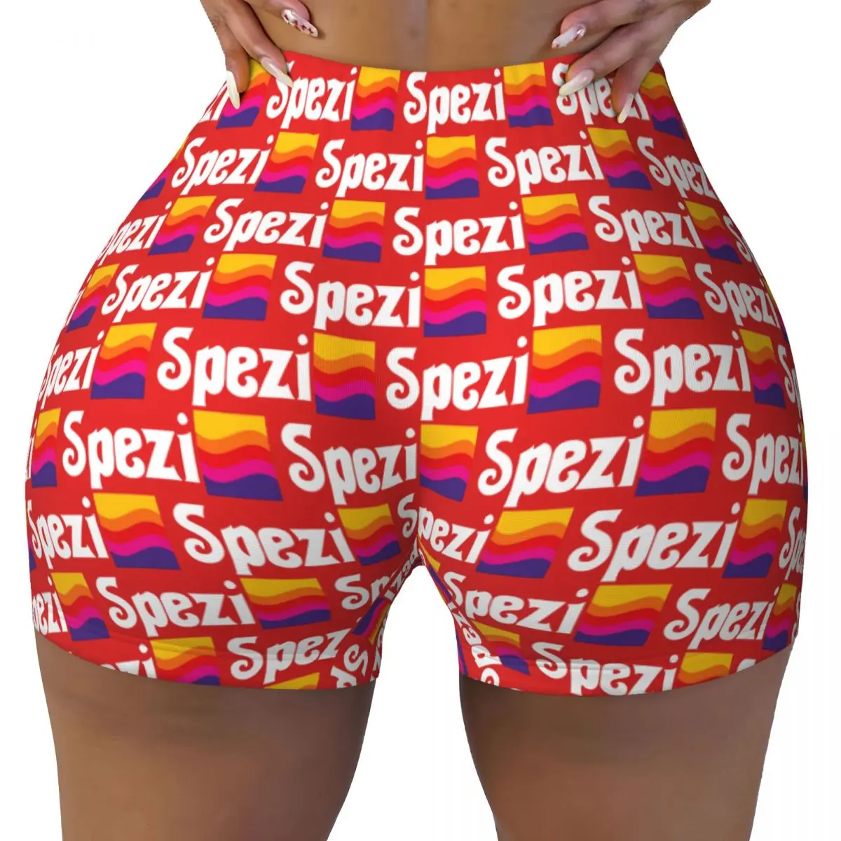 Custom Paulaners Spezis Munich Gym Running Volleyball Shorts Women Workout Yoga Shorts